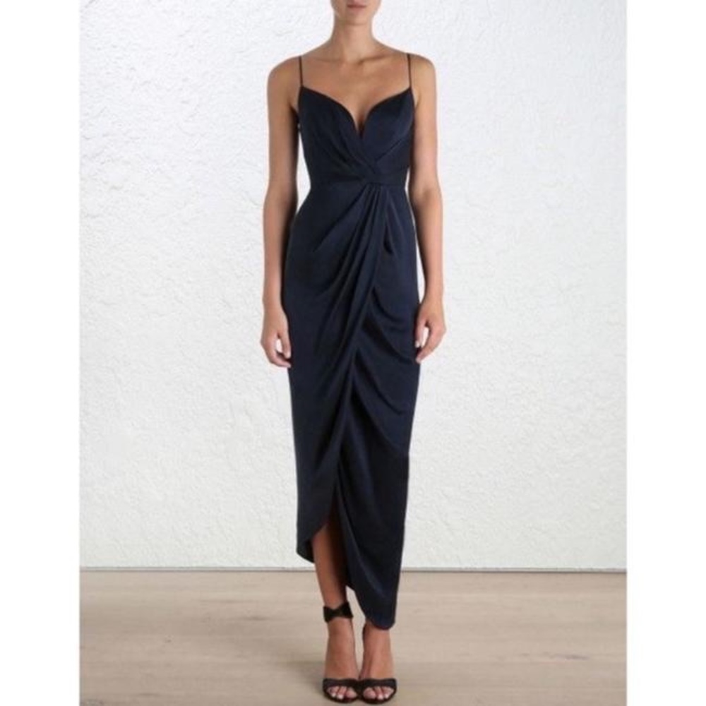 Women's Zimmermann black mid length dress- size 3